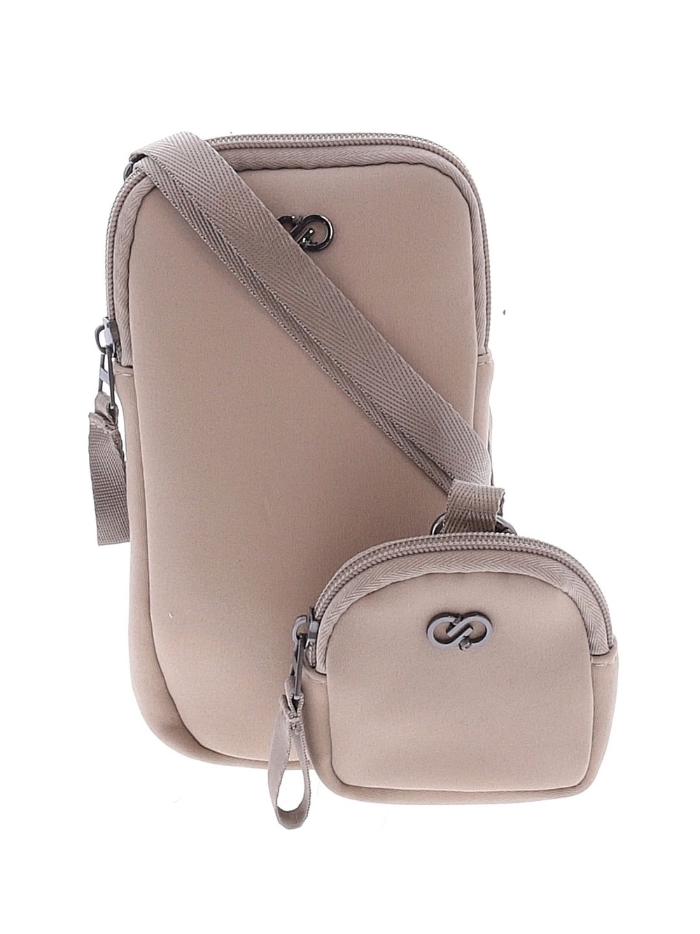 CALIA by Carrie Underwood Beige Crossbody Bag with Matching Coin Pouch